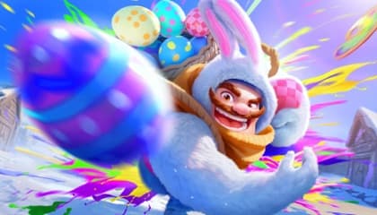 Decorate Easter with colorful Easter eggs!