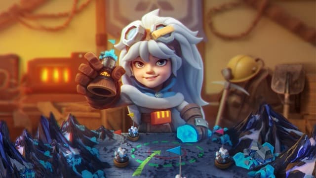 Fight for Orichulcum in the mines of ice and fire