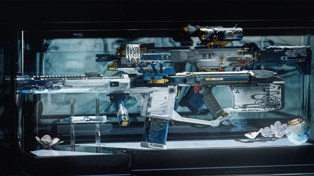 Exclusive limited-time porcelain weapon skin!