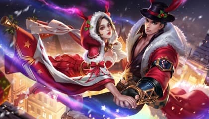 Lu Bu and Diaochan Christmas Skins