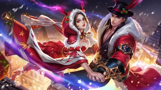 Lu Bu and Diaochan Christmas Skins