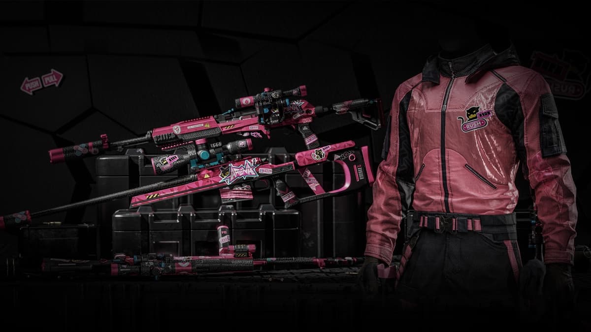Get the exclusive pink themed skins!