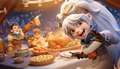 Join the feast and cheer for the joy of harvest.