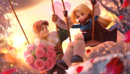 The color of roses defines the season of romance.