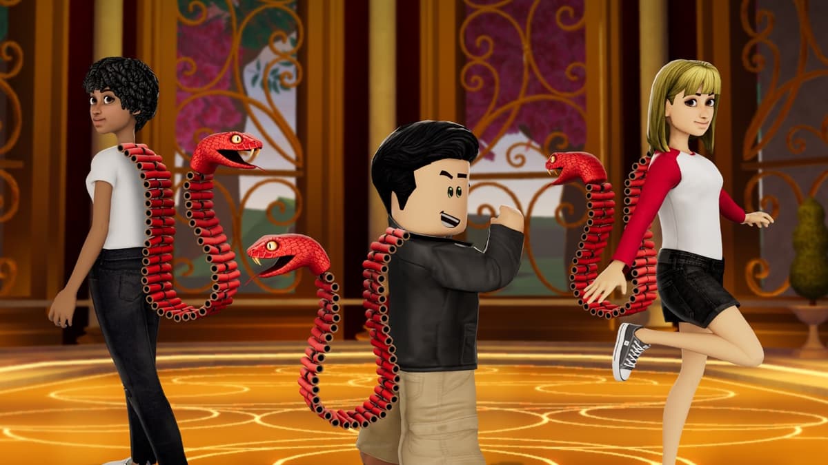 Crimson Firecracker Snake Slither into the new year with some spark.